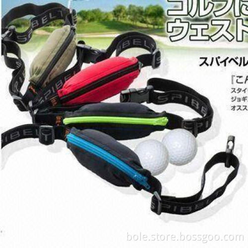 Waist Bags in Jersey Fabric and Elastic Belt, Light Weight, Suitable for Gym and Hiking, Hidden Po